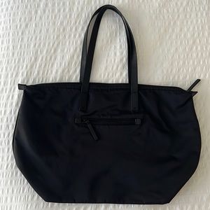 Black Everlane nylon tote